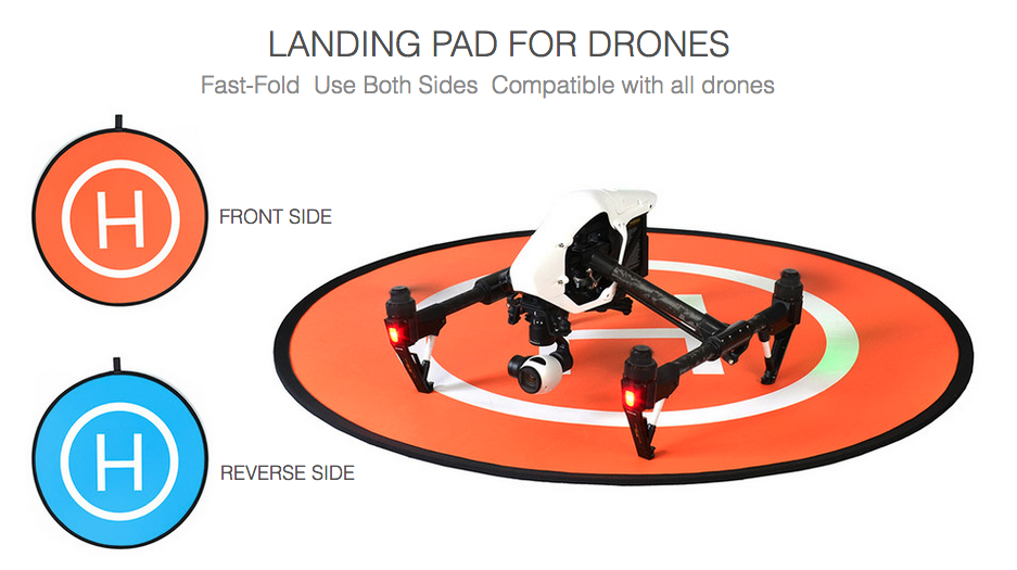 Almohadilla Aterrizaje Para Drones 35 Cm Alfombrilla Estacionamiento